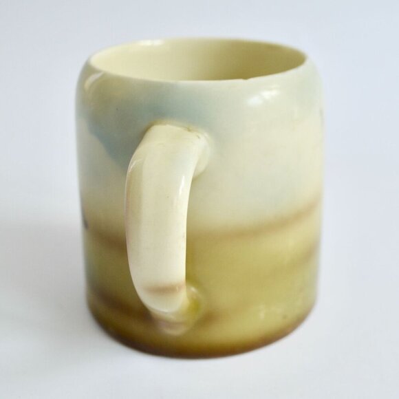 Vintage German Monk Playing Violin Shaving Mug Ceramic Chipped Germany - Picture 4 of 8